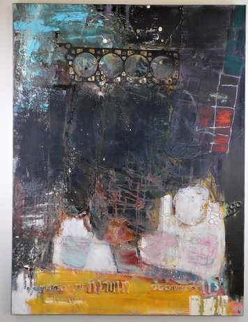 Opening Night - Cindy Palmer - Mixed Media on Canvas