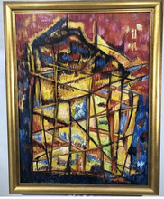 Load image into Gallery viewer, Vertical Construction - Oil on Canvas - by Frederick M. Perl